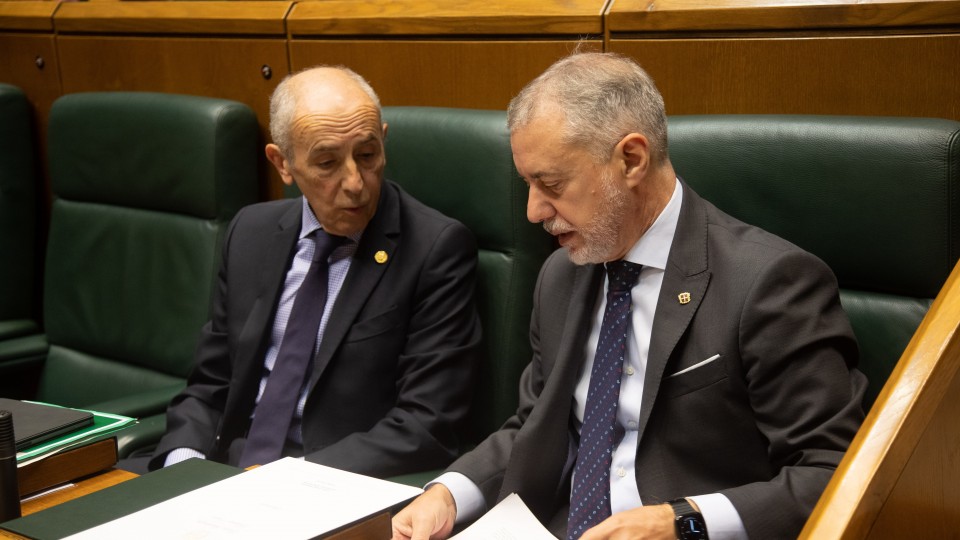 Pleno de Control en el Parlamento Vasco (30-09-2022)