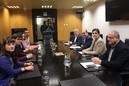 EAJ-PNV eta Podemos alderdien arteko autogobernuari buruzko bilera Legebilztarrean